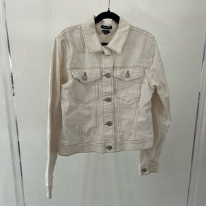 GAP Women's Off-White Denim Jacket